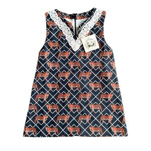 NEW Classic Southern Smocks Girl's Tiger Shift Dress - Sz 3T